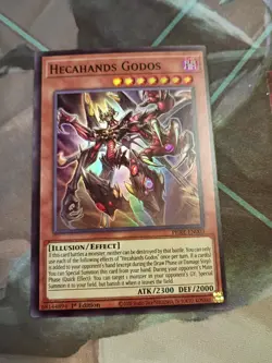 Yu Gi Oh Hecahands Godos (Super Rare) 1st Edition PHRE-EN003 - Image 1