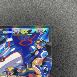 Team Aqua's Kyogre EX - Ultra Rare Full Art - #6/34 - Double Crisis (LP-/MP+) - Image 4