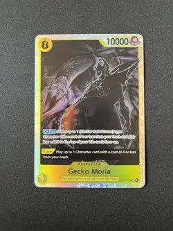 One Piece TCG - Gecko Moria OP14-104 SR - The Azure Seas Seven English - Image 1