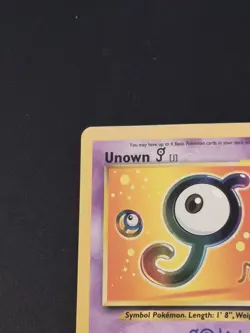 Pokemon Unown J 38/53 Black Star Promo Rare Card Light Play - Image 4