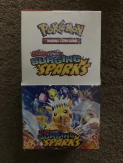 Pokemon TCG Surging Sparks 18-Pack Half Booster Box - NEW & SEALED - Image 1