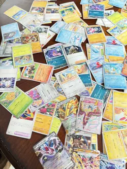 Pokemon Large Bulk Lot! Cards in Excellent Condition Auction - Image 3
