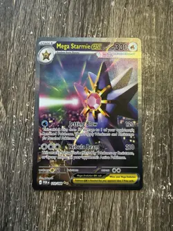 Mega Starmie EX 118/088 Double Rare Holo Pokemon Card Mint condition - Image 1