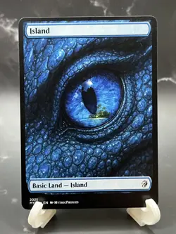 Island Dragon Eye Showcase High Quality Altered Art Custom Card - Image 2
