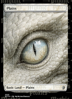 Plains Dragon Eye Showcase High Quality Altered Art Custom Card - Image 1