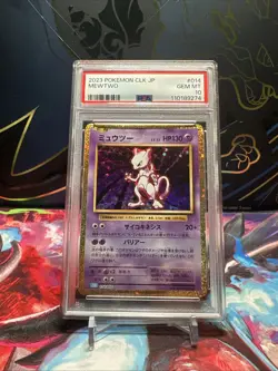 Pokemon Mewtwo Card 014/032 CLK PSA 10 Classic Japanese 2023 UK SELLER - Image 1