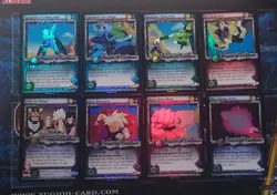 Dragon Ball Z CCG,8 Foil Card Lot Cell games saga unlimited edition NM - Image 1