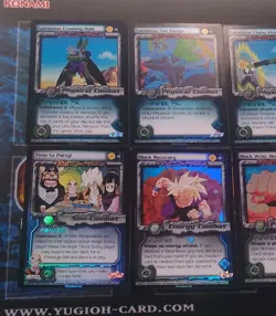 Dragon Ball Z CCG,8 Foil Card Lot Cell games saga unlimited edition NM - Image 3