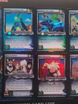 Dragon Ball Z CCG,8 Foil Card Lot Cell games saga unlimited edition NM - Image 4