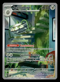Ferrothorn - 209/182 - Illustration Rare - Paradox Rift - Pokemon Card - NM/M - Image 1