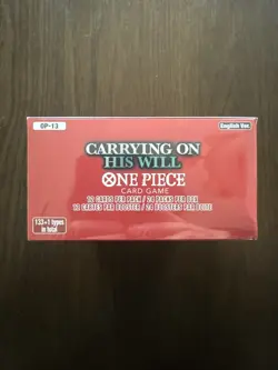 One Piece Card Game OP13 Carrying On His Will Wave 1 Booster Box - Image 3