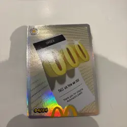 Mcdonalds Cards Order 000 Legendary Card 04/24 VERY RARE Unredeemed - Image 1