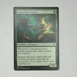 Copperhorn Scout 179 NM Normal C Conspiracy: Take the Crown MTG - Image 1