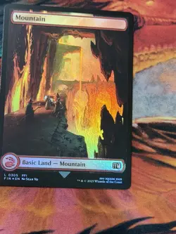 Mountain Final Fantasy Mtg L 0305 Foil Land Magic The Gathering - Image 2