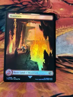 Mountain Final Fantasy Mtg L 0305 Foil Land Magic The Gathering - Image 3