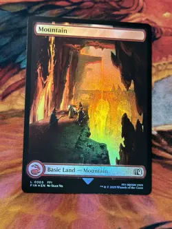 Mountain Final Fantasy Mtg L 0305 Foil Land Magic The Gathering - Image 4