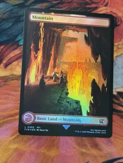 Mountain Final Fantasy Mtg L 0305 Foil Land Magic The Gathering - Image 5