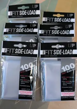 600 Ultra PRO Pro-Fit Side-Load Inner Sleeves Standard 64 x 89mm 6 Packs Of 100 - Image 1
