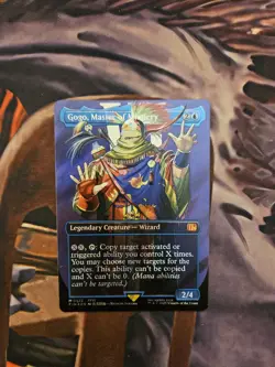 MTG - Gogo, Master of Mimicry (Borderless, Surge Foil) - (NM) - Image 1