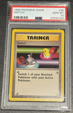 1999 Pokemon Game #95 Switch PSA 10 - Image 1