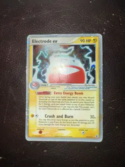 Pokemon Electrode ex 107/112 EX FireRed & LeafGreen Ultra Rare Holo 90 HP TCG - Image 1