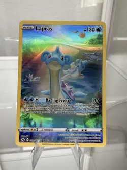 Pokemon Lapras Ultra Rare Holo Crown Zenith: Galarian Gallery GG05/GG70 NM - Image 1