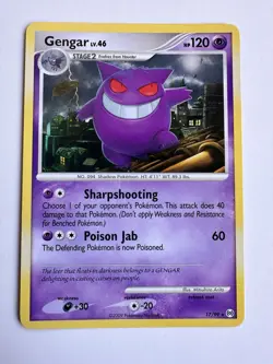 Pokemon TCG Gengar Lv. 46 17/99 Platinum Arceus Regular Rare Vintage 2009 NM/M - Image 1
