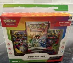 Pokemon First Partner Illustration Collection Box Series 1 Pokemon 2026 - NEW - Image 1