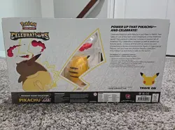 Pokemon TCG Celebrations Premium Figure Collection Pikachu VMAX Box Sealed NEW 820650809408 - Image 2