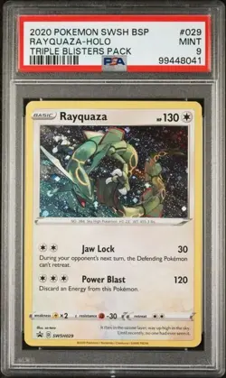 Rayquaza #SWSH029 - Pokemon Black Star Promo - PSA 9 - Image 1