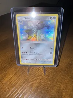 Pokemon Cards Modern Vintage Sun & Moon Hidden Fates Metang Shiny Holo Ez Psa 10 - Image 1