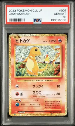 Pokemon Japanese Charmander 001/032 Classic Charizard Ho-Oh Deck CLL PSA 10 - Image 1