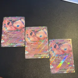 Pokemon Mew EX SV: Scarlet & Violet 151 Double Rare Full Art Holo 180 HP 151/165 - Image 1