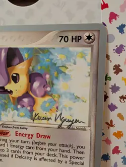 Pokemon TCG Delcatty 5/109 World Championships 2004 Kevin Nguyen Signature NM - Image 3