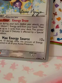 Pokemon TCG Delcatty 5/109 World Championships 2004 Kevin Nguyen Signature NM - Image 4