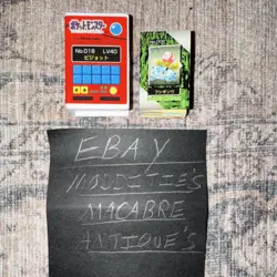 Pokemon Pocket Monsters Pokedex Zukan seal book carddass mini stickers cardsRARE - Image 2