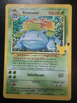 Pokemon Celebrations Venusaur 15/102 Classic Collection Holo Near Mint - Image 1