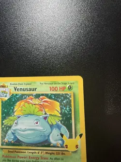 Pokemon Celebrations Venusaur 15/102 Classic Collection Holo Near Mint - Image 4