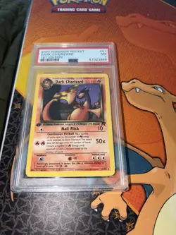 2000 Pokemon Dark Charizard 1st Edition 21/82 PSA 7 NM - Image 2