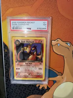 2000 Pokemon Dark Charizard 1st Edition 21/82 PSA 7 NM - Image 3