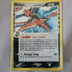 Pokemon Deoxys Delta Species Attack Forme Holon Phantoms Holo Rare 3/110 70HP - Image 1