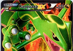 Pokemon Dragons Exalted Rayquaza EX 123/124 Full Colour Holo - Image 3