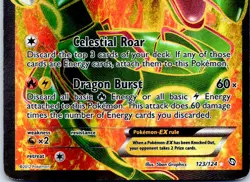 Pokemon Dragons Exalted Rayquaza EX 123/124 Full Colour Holo - Image 4
