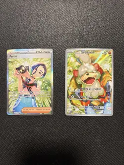 Perrin 220/167 Growlithe 181/167 Illustration Rare Set | Twilight Masquerade NM - Image 5