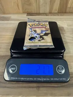 Pokemon Fossil Long Crimp Booster Pack Aerodactyl NEW SEALED 21.7 Grams HEAVYU - Image 1