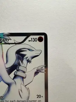 Pokemon TCG Reshiram 113/114 Black White Holo Full Art Ultra Rare Card - Image 3
