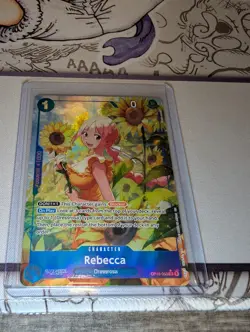 Rebecca OP15-053 SR Alt Art Parallel English One Piece TCG Adventure Kami Island - Image 3