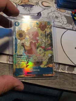 Rebecca OP15-053 SR Alt Art Parallel English One Piece TCG Adventure Kami Island - Image 5