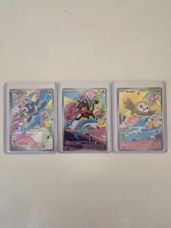 Pokemon 2026 First Partner Illustration Collection Series 1 Promos GEN 7 STARTER - Image 1