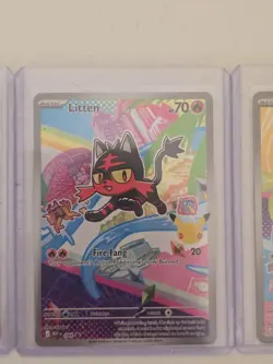 Pokemon 2026 First Partner Illustration Collection Series 1 Promos GEN 7 STARTER - Image 3